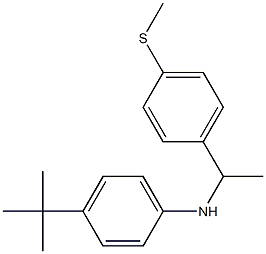 4-tert-butyl-N-{1-[4-(methylsulfanyl)phenyl]ethyl}aniline