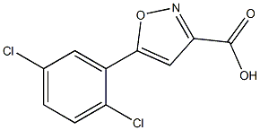 5-(2,5-dichlorophenyl)isoxazole-3-carboxylic acid Structure
