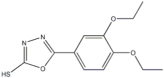  5-(3,4-diethoxyphenyl)-1,3,4-oxadiazole-2-thiol