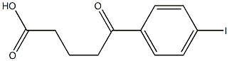 5-(4-iodophenyl)-5-oxopentanoic acid Structure