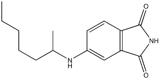 5-(heptan-2-ylamino)-2,3-dihydro-1H-isoindole-1,3-dione Structure