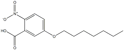 5-(heptyloxy)-2-nitrobenzoic acid 结构式