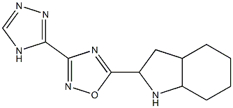 5-(octahydro-1H-indol-2-yl)-3-(4H-1,2,4-triazol-3-yl)-1,2,4-oxadiazole