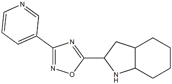 5-(octahydro-1H-indol-2-yl)-3-(pyridin-3-yl)-1,2,4-oxadiazole