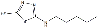 5-(pentylamino)-1,3,4-thiadiazole-2-thiol Structure