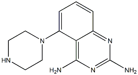 5-(piperazin-1-yl)quinazoline-2,4-diamine Structure