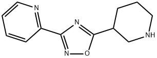 5-(piperidin-3-yl)-3-(pyridin-2-yl)-1,2,4-oxadiazole Structure