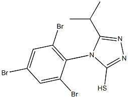 5-(propan-2-yl)-4-(2,4,6-tribromophenyl)-4H-1,2,4-triazole-3-thiol