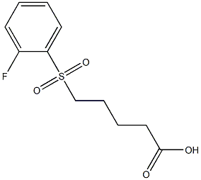 5-[(2-fluorobenzene)sulfonyl]pentanoic acid
