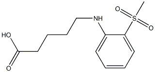5-[(2-methanesulfonylphenyl)amino]pentanoic acid