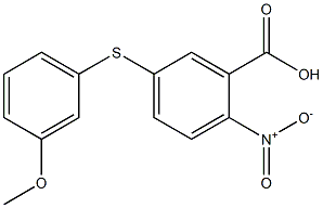 5-[(3-methoxyphenyl)sulfanyl]-2-nitrobenzoic acid