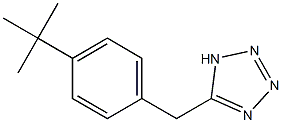 5-[(4-tert-butylphenyl)methyl]-1H-1,2,3,4-tetrazole Struktur