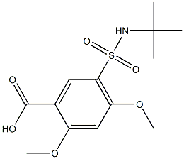 5-[(tert-butylamino)sulfonyl]-2,4-dimethoxybenzoic acid