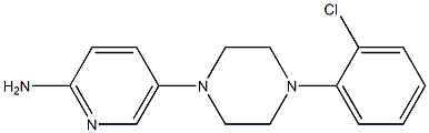  5-[4-(2-chlorophenyl)piperazin-1-yl]pyridin-2-amine