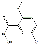5-chloro-N-hydroxy-2-methoxybenzamide Structure
