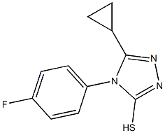 5-cyclopropyl-4-(4-fluorophenyl)-4H-1,2,4-triazole-3-thiol