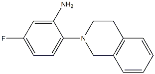 5-fluoro-2-(1,2,3,4-tetrahydroisoquinolin-2-yl)aniline Structure