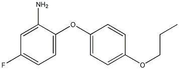 5-fluoro-2-(4-propoxyphenoxy)aniline
