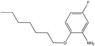 5-fluoro-2-(heptyloxy)aniline Struktur