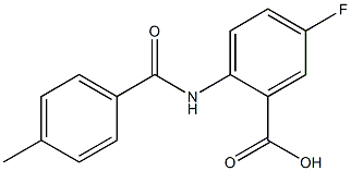 5-fluoro-2-[(4-methylbenzene)amido]benzoic acid