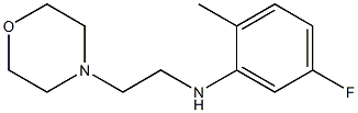5-fluoro-2-methyl-N-[2-(morpholin-4-yl)ethyl]aniline Structure
