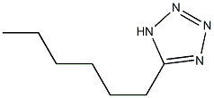 5-hexyl-1H-1,2,3,4-tetrazole Structure