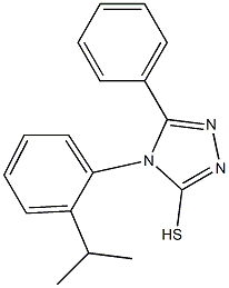 5-phenyl-4-[2-(propan-2-yl)phenyl]-4H-1,2,4-triazole-3-thiol