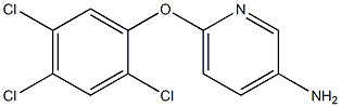 6-(2,4,5-trichlorophenoxy)pyridin-3-amine Structure