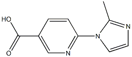 6-(2-methyl-1H-imidazol-1-yl)nicotinic acid Structure
