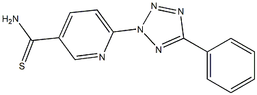 6-(5-phenyl-2H-1,2,3,4-tetrazol-2-yl)pyridine-3-carbothioamide