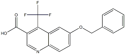 6-(benzyloxy)-4-(trifluoromethyl)quinoline-3-carboxylic acid