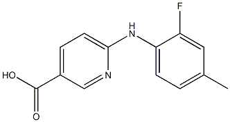 6-[(2-fluoro-4-methylphenyl)amino]pyridine-3-carboxylic acid