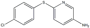6-[(4-chlorophenyl)sulfanyl]pyridin-3-amine Structure