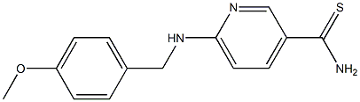 6-[(4-methoxybenzyl)amino]pyridine-3-carbothioamide