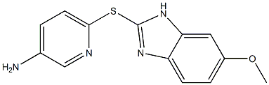 6-[(6-methoxy-1H-1,3-benzodiazol-2-yl)sulfanyl]pyridin-3-amine
