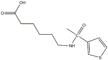 6-[1-(thiophen-3-yl)acetamido]hexanoic acid