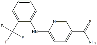 6-{[2-(trifluoromethyl)phenyl]amino}pyridine-3-carbothioamide
