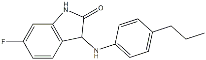 6-fluoro-3-[(4-propylphenyl)amino]-2,3-dihydro-1H-indol-2-one