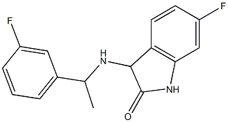 6-fluoro-3-{[1-(3-fluorophenyl)ethyl]amino}-2,3-dihydro-1H-indol-2-one