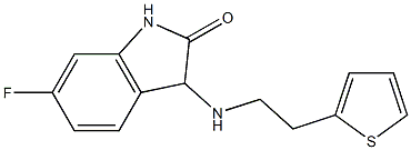 6-fluoro-3-{[2-(thiophen-2-yl)ethyl]amino}-2,3-dihydro-1H-indol-2-one