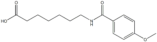 7-[(4-methoxybenzoyl)amino]heptanoic acid