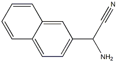 amino(2-naphthyl)acetonitrile Structure