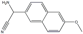 amino(6-methoxy-2-naphthyl)acetonitrile Structure
