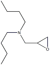 dibutyl(oxiran-2-ylmethyl)amine 结构式