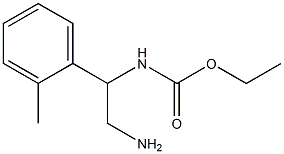 ethyl 2-amino-1-(2-methylphenyl)ethylcarbamate Structure