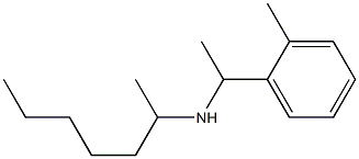heptan-2-yl[1-(2-methylphenyl)ethyl]amine Structure