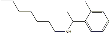 heptyl[1-(2-methylphenyl)ethyl]amine Structure