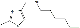 hexyl[(2-methyl-1,3-thiazol-4-yl)methyl]amine Structure