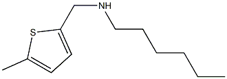 hexyl[(5-methylthiophen-2-yl)methyl]amine Structure