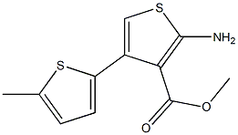 methyl 2-amino-4-(5-methylthiophen-2-yl)thiophene-3-carboxylate Structure